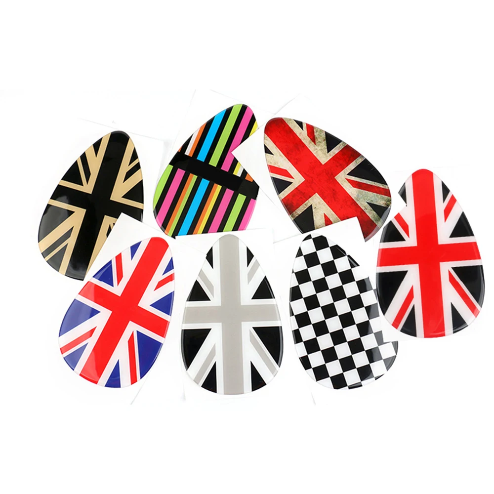 Фото Наклейка для приборной панели A/C Vent Outlet 3D Crystal Union Jack, эпоксидная наклейка, внутреннее украшение, Стайлинг автомобиля для Mini Cooper F54 F55 F56 №2