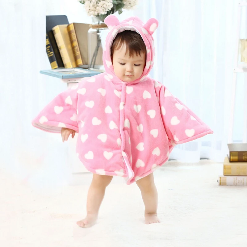 Модная детская накидка новинка 2019 милый Детский коралловый бархат плотный
