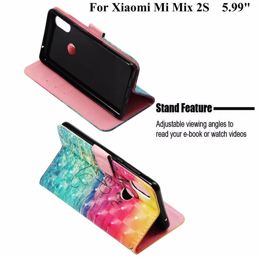 Чехол-книжка из искусственной кожи с украшениями для Xiaomi mi 8 mi x 2S A1 A2 6X 5X mi a1 mi 5x mi a2 mi 6x