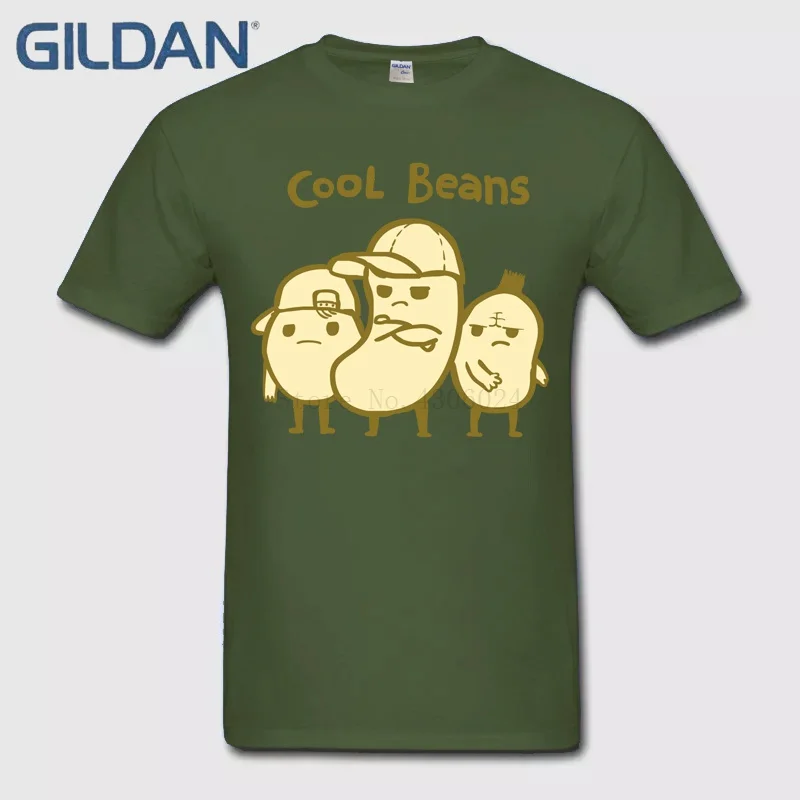 Футболки Cool Beans футболка Стандартный бедра черный с круглым вырезом игра хлопок