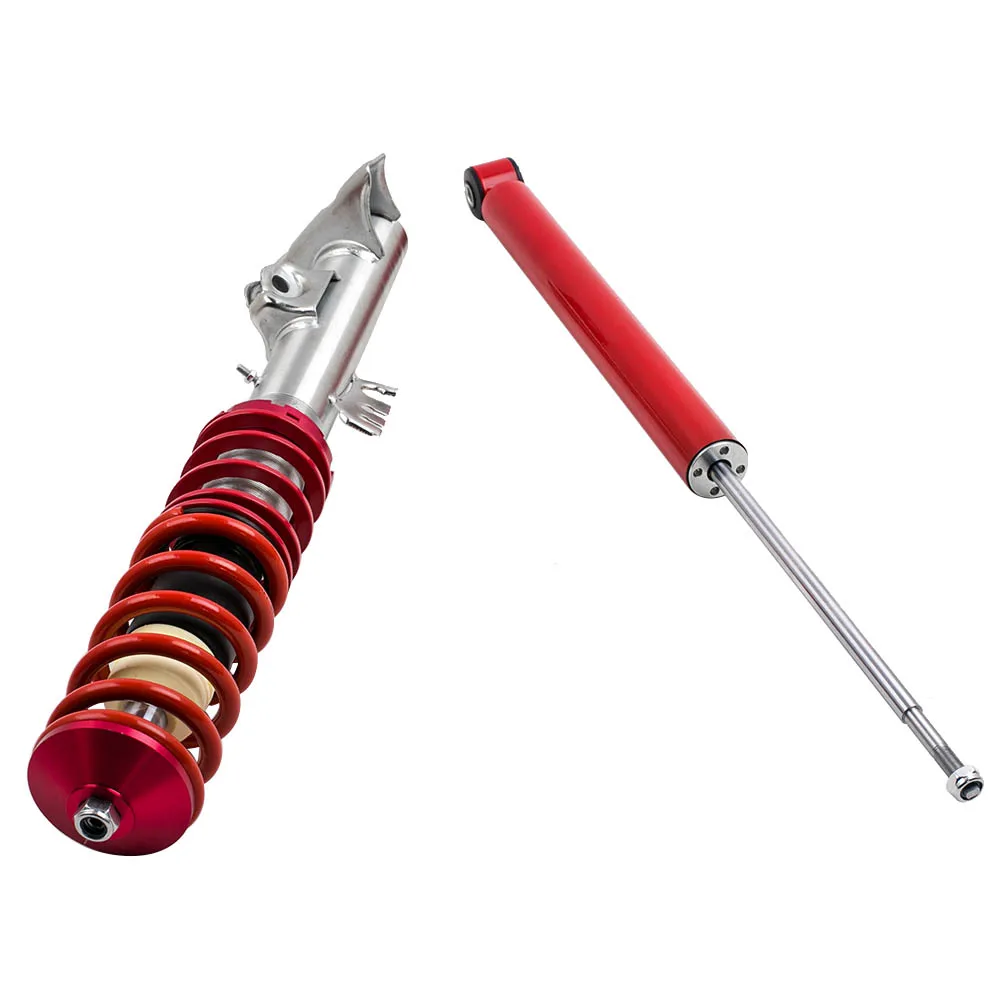 Регулируемая глубина подвеской Coilovers комплект для 92-98 BMW 3 серии E36 328 320 красный |