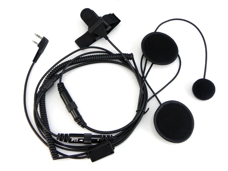 5 шт. мотоциклетный Полнолицевой шлем гарнитура наушники для Kenwood TK3107 радио BAOFENG CB