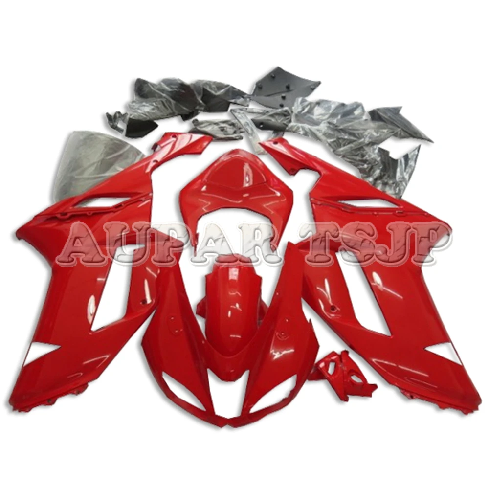 

Bodywork Kits For Kawasaki ZX6R ZX636 2007 2008 636 07 08 Whole Gloss Red Motorcycles Fairings