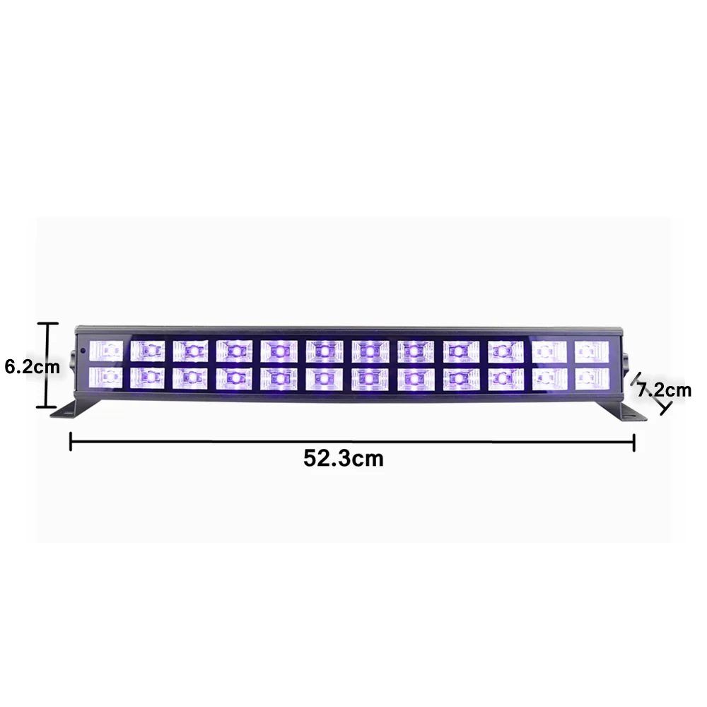 Высокое качество 24X3W светодиодный светильник для бара УФ фиолетовый сцены Dj