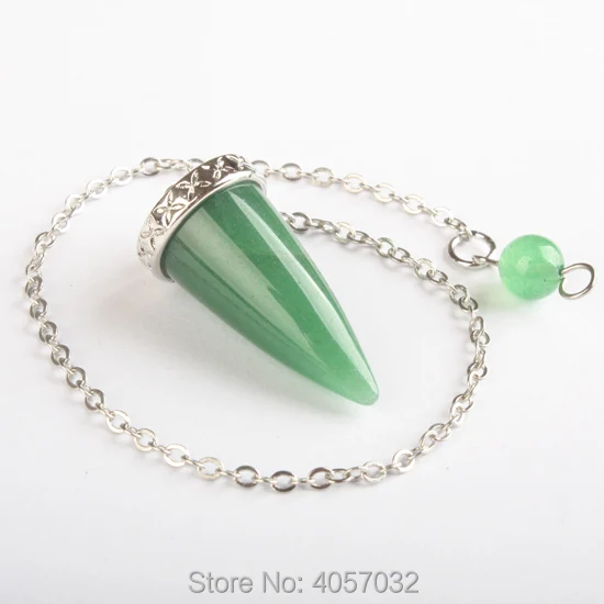 Опал розовый кварцевый кристалл Howlite каменный конус серебристая металлическая