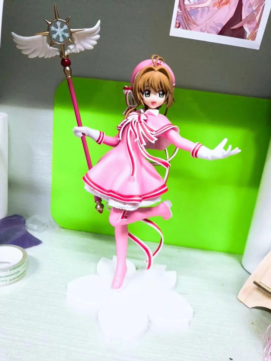 Японская оригинальная Аниме Фигурка KINOMOTO SAKURA Card Captor Sakura фигурка Коллекционная модель игрушки brinquedos