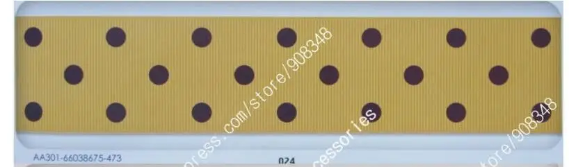 5 1-1/2 ''38 мм полиэстер горошек печатные корсажная лента пятна dotty ленты для волос аксессуары - Цвет: 5