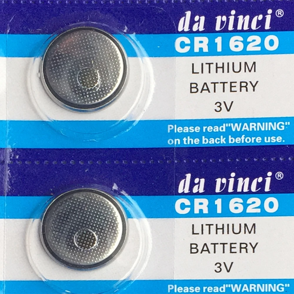 5 штук упак. CR1620 кнопочные батареи ECR1620 DL1620 5009LC батарея литиевая 3 в CR 1620 для часов