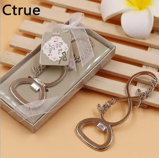 Ctrue 10 шт. любовь навсегда бутылка ключ свадебные сувениры и подарки для гостей