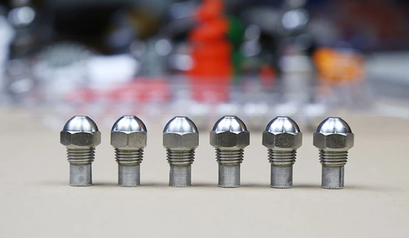 0,3 0,5 0,6 0.8mm1/" масляное сопло для горелки, сопло горелки масла котла, сопло тумана, нержавеющая сталь промышленный