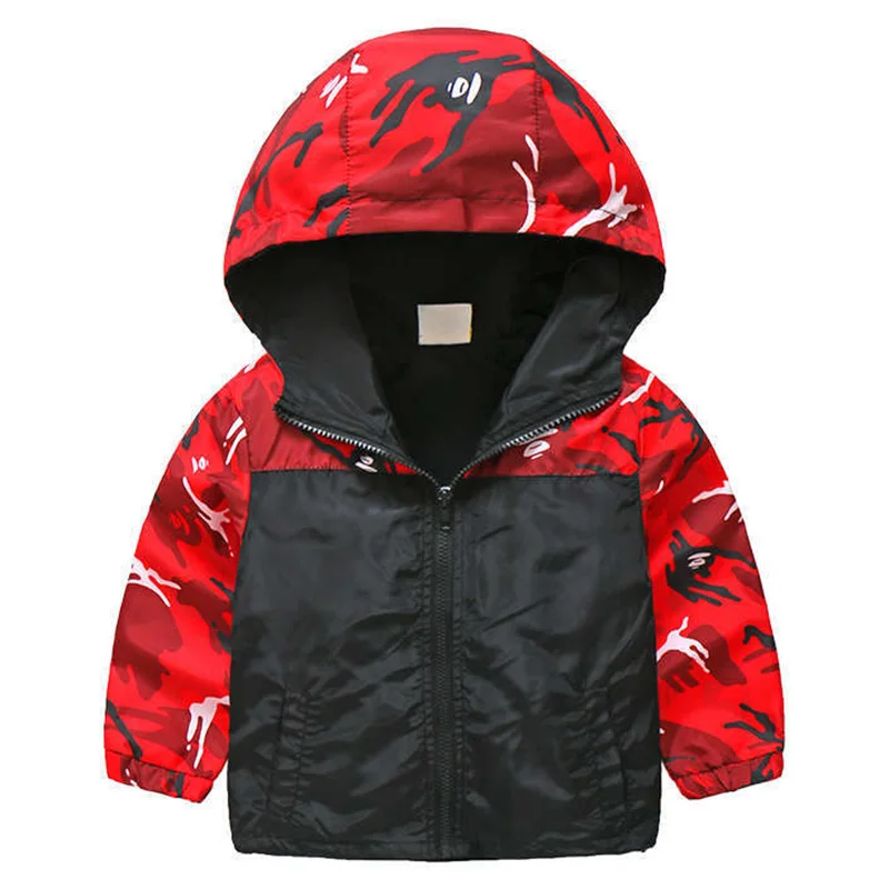 Boys Camouflage Jacket Autumn Winter Children Coats Sport Casual Kids Jackets Double-deck Waterproof Windproof JH009 |