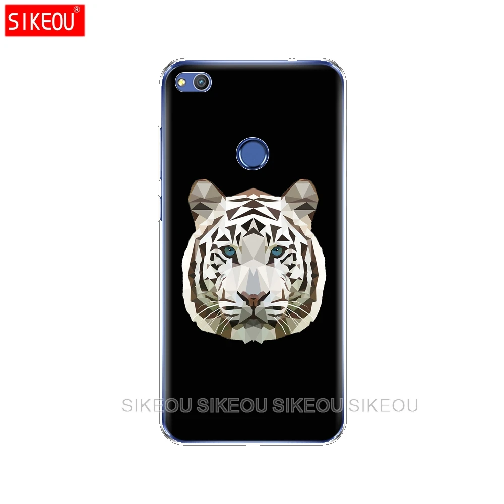 Силиконовый чехол для телефона Huawei P20 P7 P8 P9 P10 Lite Plus Pro 2017 P Smart animal tiger|Бамперы| |