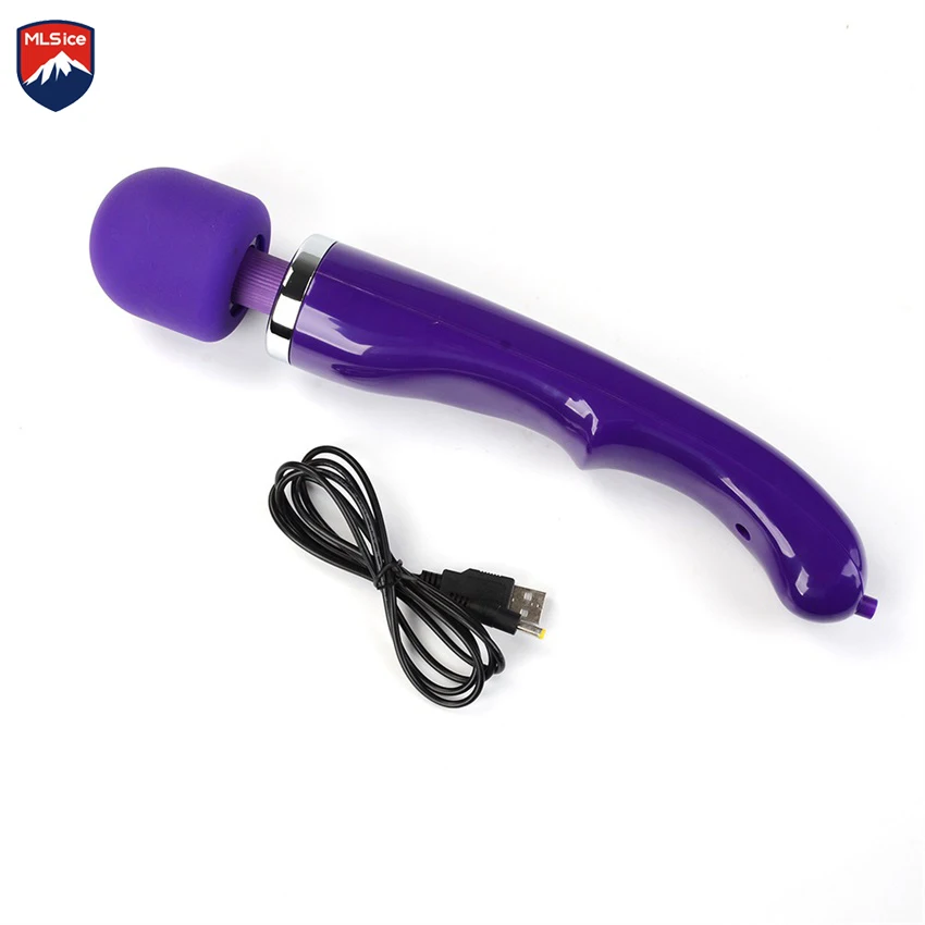 MLSice 30 скоростей AV Вибраторы для женщин USB Перезаряжаемый полный тело волшебная