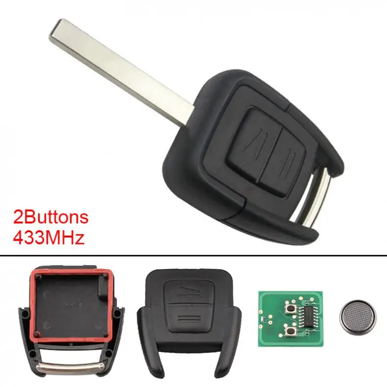 2 кнопки без ключа автомобильный чехол для ключей Uncut HU100 Blade Flip Автомобильный