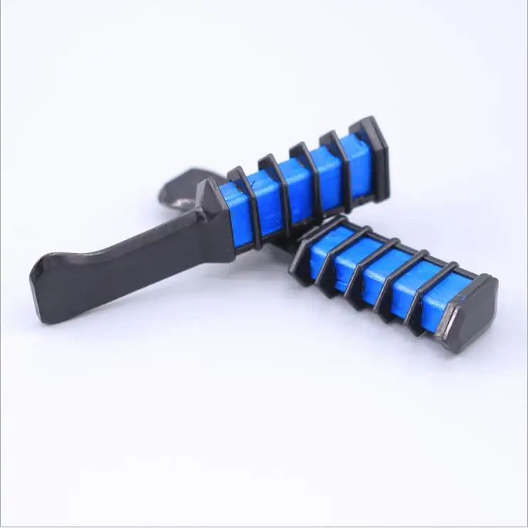 Blue 1 шт., новинка, уход за волосами, временные гребни для нанесения краски, Полупостоянный цвет волос, меловая пудра с расческой, 4 цвета, многоцветная краска для волос - Цвет: Blue