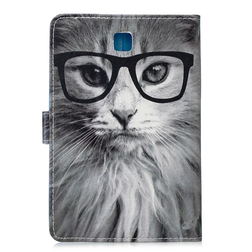 SM-P350 чехол для samsung Galaxy Tab 8,0 дюймов SM-T350 T355 Чехол Smart Case Мода животных принципиально планшет из искусственной кожи стенд Shell