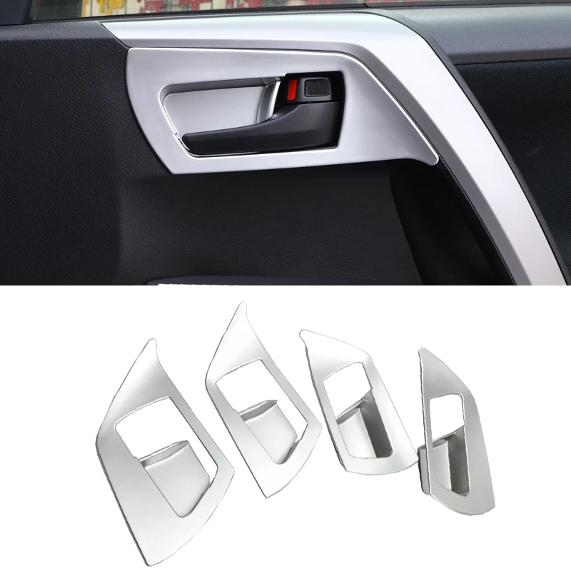 Интерьер для Toyota RAV4 Rav 4 2013 2014 2015 2016 2017 2018 ABS аксессуары внутренняя боковая дверная