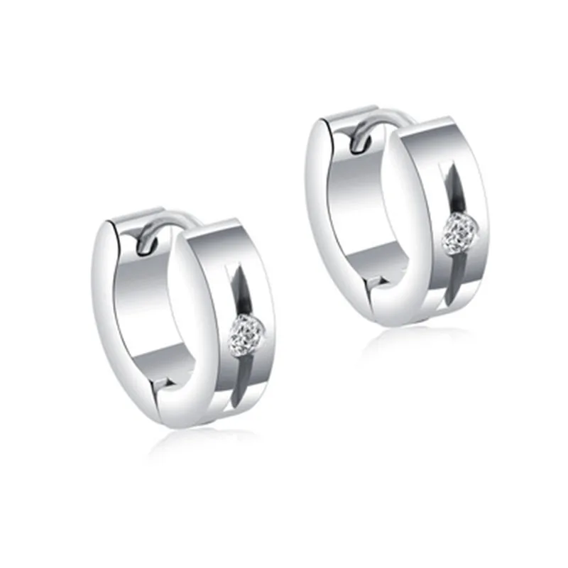 Korean titanium earrings wholesale fashion ear buckle jewelry Unisex personality European style | Украшения и аксессуары