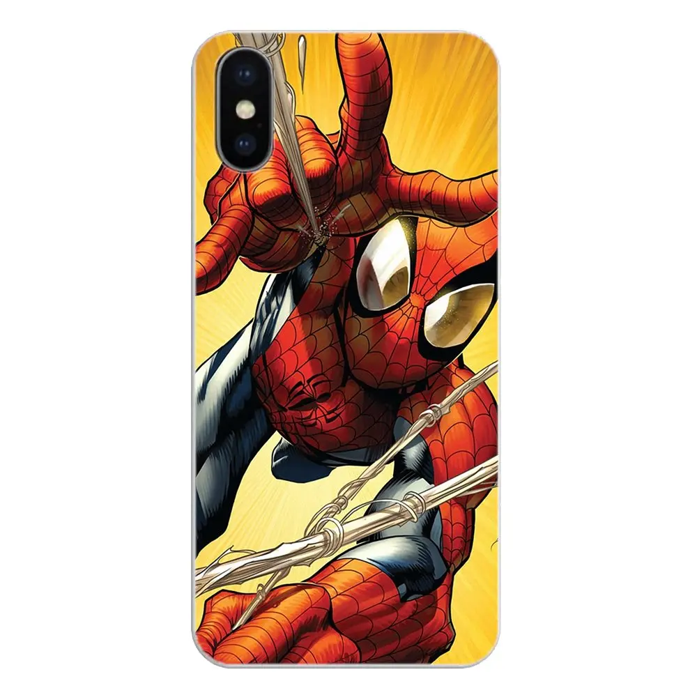 Для LG G7 Q6 Q7 Q8 Q9 V30 X Мощность 2 3 чехол для OnePlus 3t 5 T 6 комиксы Человек-паук Мстители