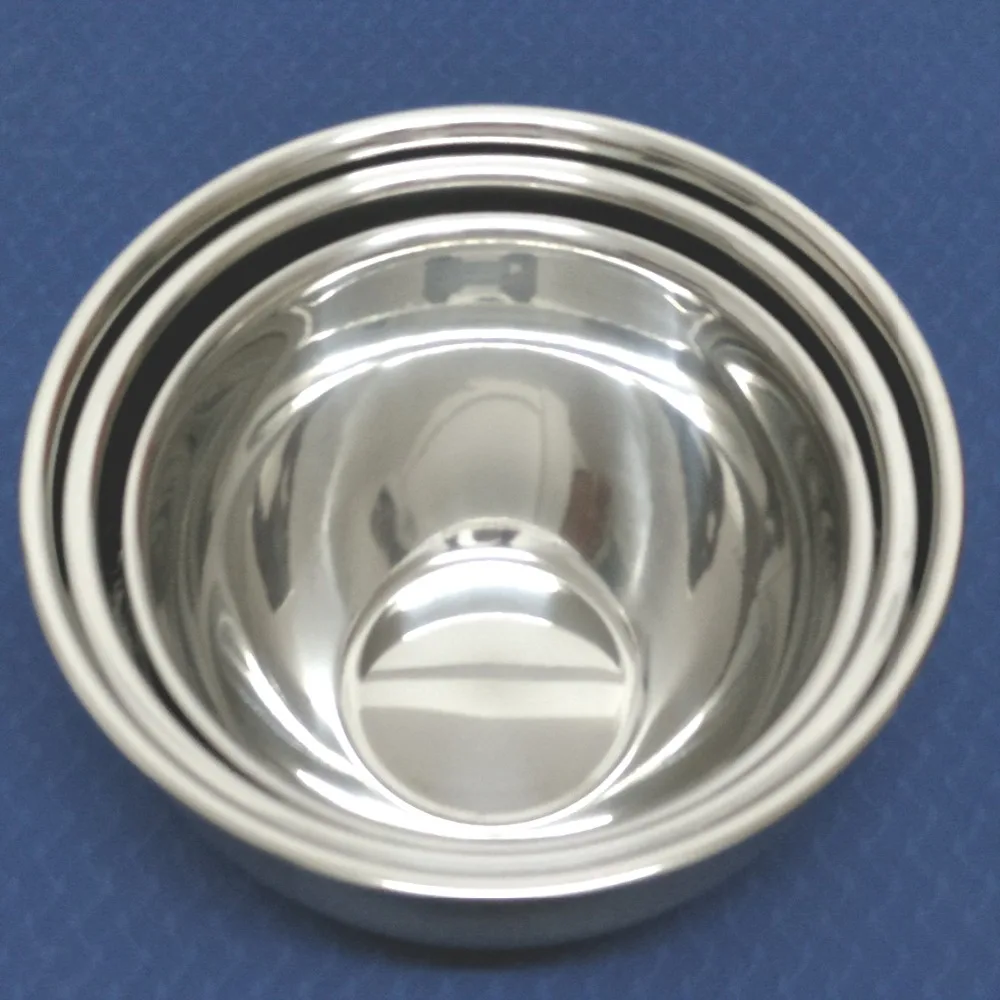 S/3 миска для смешивания из нержавеющей стали с крышкой (2qt 2.5qt 3qt ) набор миски