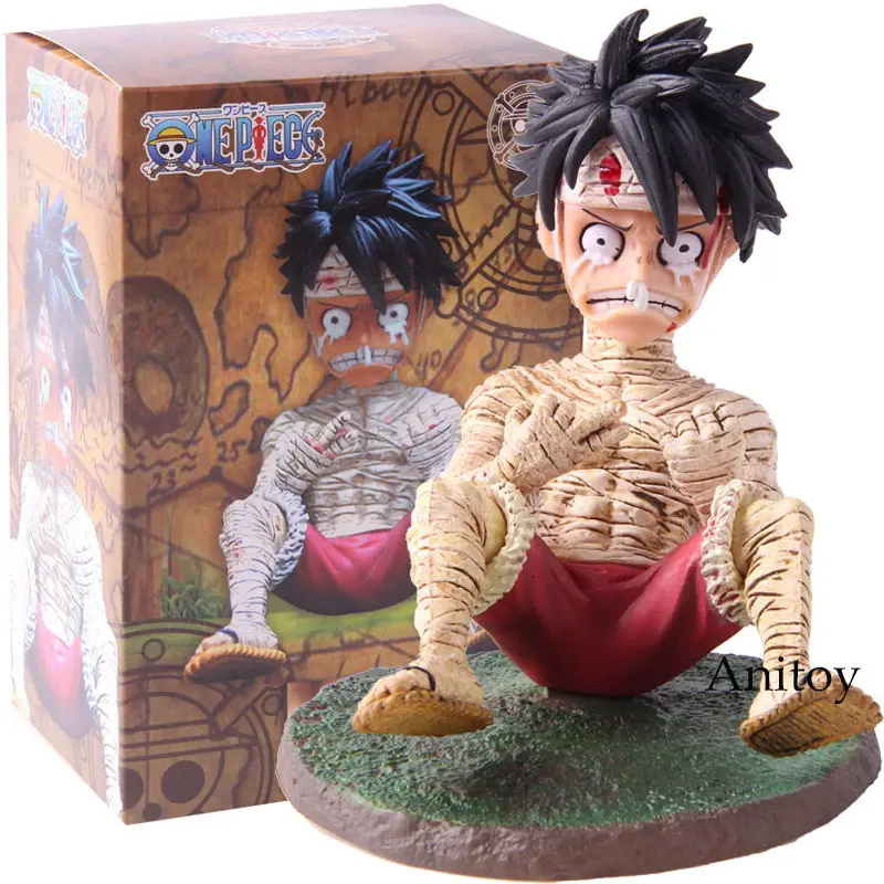 B with retail box Один кусок обезьяны D. Luffy плачет Ver. ПВХ луффи одна деталь фигурка героя Коллекционная модель игрушки - Цвет: B with retail box