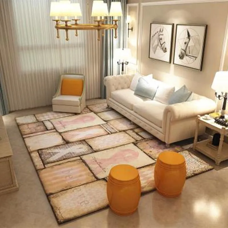 Мягкие ковры в простом стиле для гостиной мягкий большой коврик дома спальни