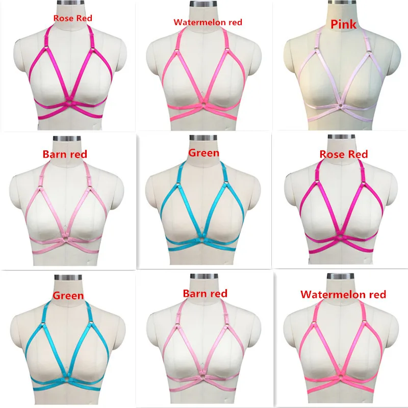 Женский укороченный топ бюстье несколько цветов|lingerie belt|body cagewomen harness |