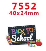 7552 30 шт мультфильм персонаж плоское украшение из смолы PR 7329 - Цвет: 7552