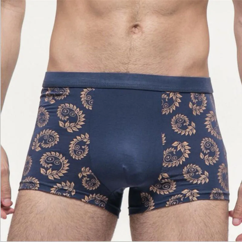 Трусы боксеры мужские большого размера брендовые пикантные s хлопковые шорты
