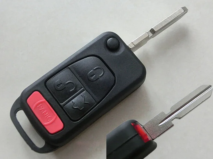 Сменный раскладной чехол с дистанционным управлением для Mecedes Benz M S E C 3 + 1 кнопка