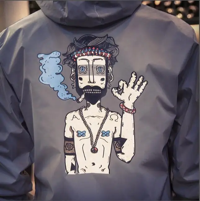 Мужская 3 м Светоотражающая куртка ветровка Женская Повседневная Хип-хоп ceket Anorak