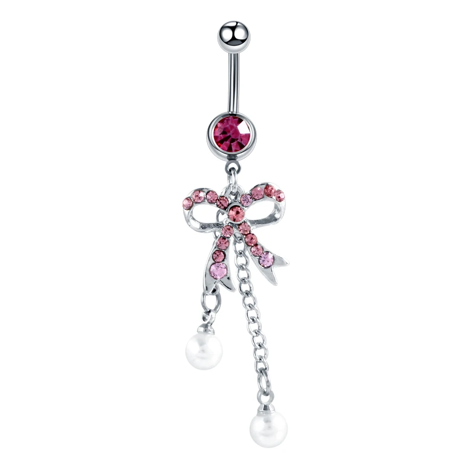 1PC Surgical Steel Piercings Ombligo 14G Navel Piercings Belly Piercings Belly Button Piercing Dangle Earrings Body Jewelry