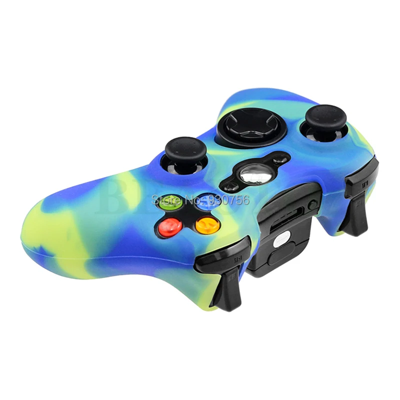 Камуфляжный Мягкий силиконовый чехол для контроллера Xbox 360|Чехлы| |