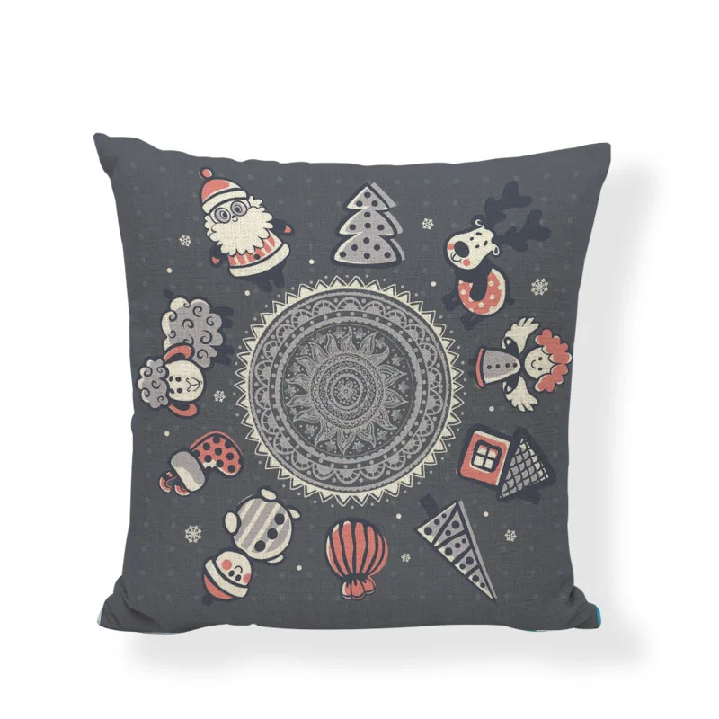 Евро Рождественская Наволочка на подушки декоративные День Благодарения