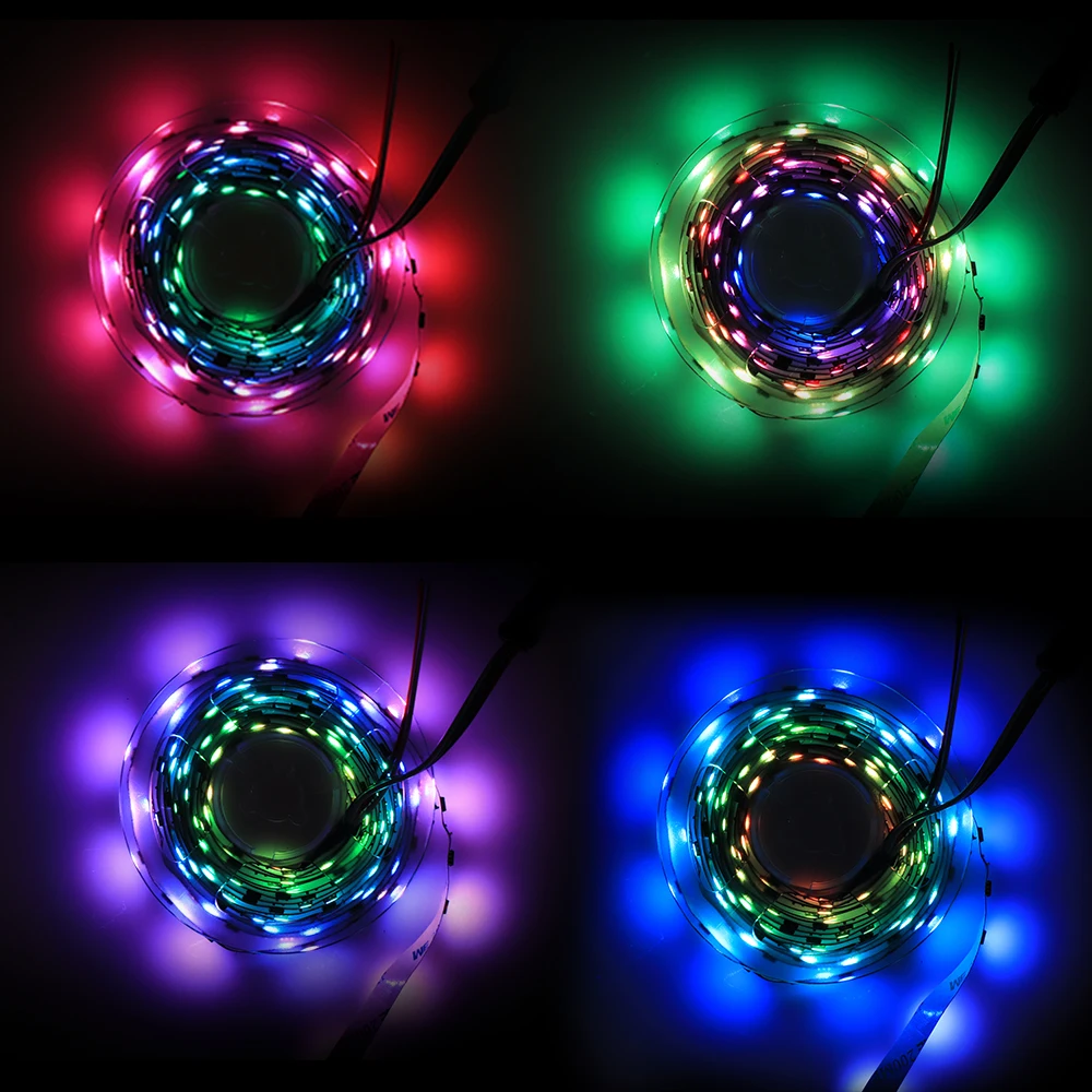 Светодиодная лента WS2811 pixel 5050 RGB 30 светодиодов 60 5 м/рулон 12 В постоянного тока Smart IC