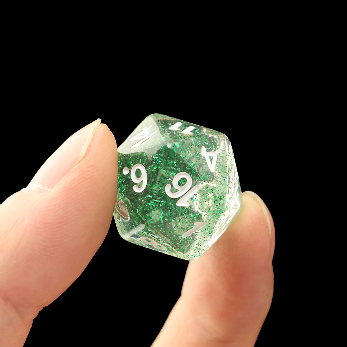 7 шт./компл. и блеск TRPG игровые кубики для D4 D20 Multi по бокам кости 4/6/8/10/12/20 сбоку