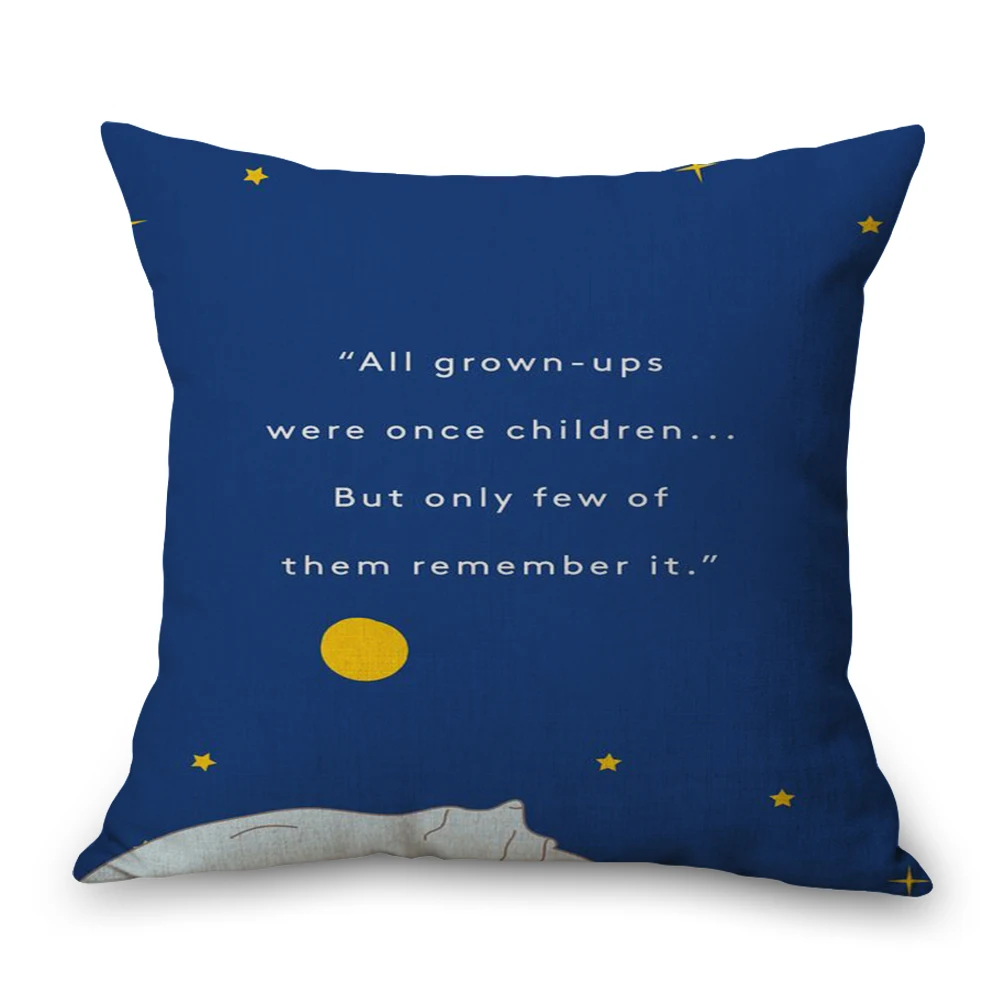Оранжевый Наволочка для шеи Fox Le Petit Prince, постельное белье, наволочка для путешествий, диванная подушка для сиденья, декоративная подушка для дома, подарок - Цвет: Оранжевый