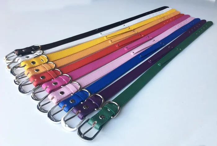 Оптовая цена! 10 шт. кожаные ошейники для собак 8 Х100 мм + 18 х550 мм|letter charms|charms wholesalename