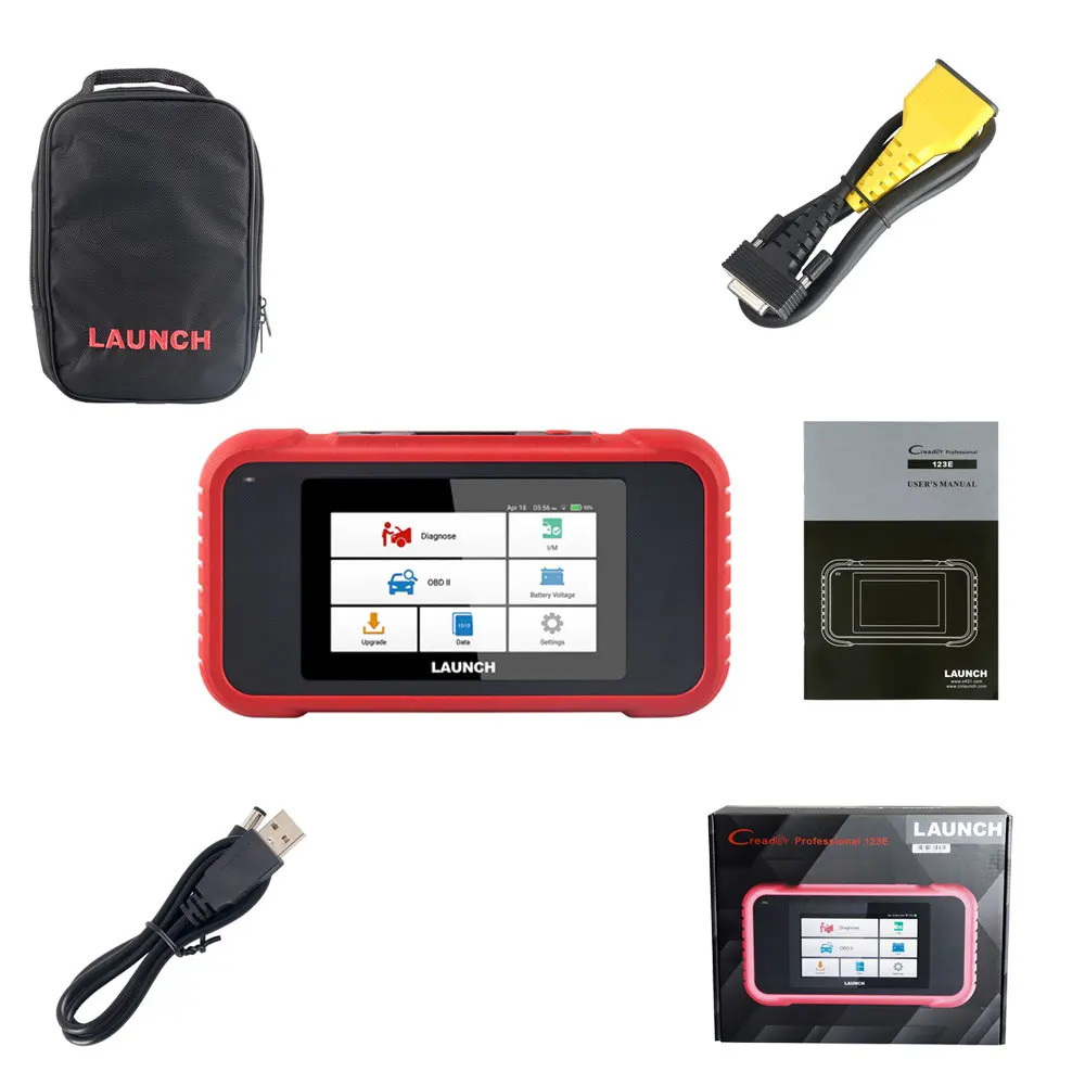 LAUNCH X431 CRP123E OBD2 Code Reader for Engine ABS Airbag SRS Transmission OBD Diagnostic Tool Free Update Online Lifetime | Автомобили и