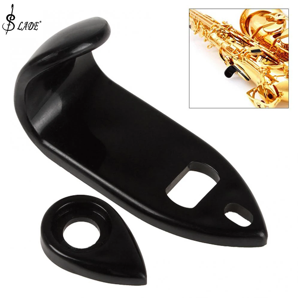 

Slade 2 Pcs Black Rigid ABS Large Thumb Pick for Alto Saxophone