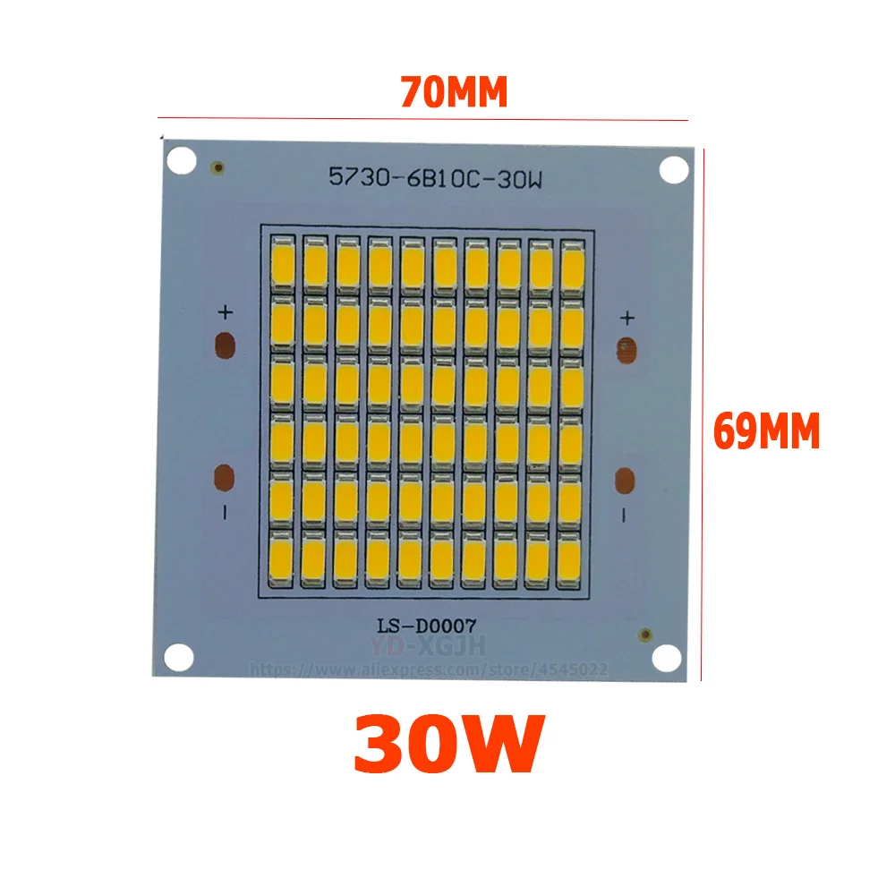 Полностью мощный светодиодный прожектор PCB 10 Вт 20 Вт 30 Вт 50 Вт 100 Вт 150 Вт 200 Вт SMD5730 светодиодный светильник светодиодный PCB доска алюминиевая пластина для Светодиодный прожектор