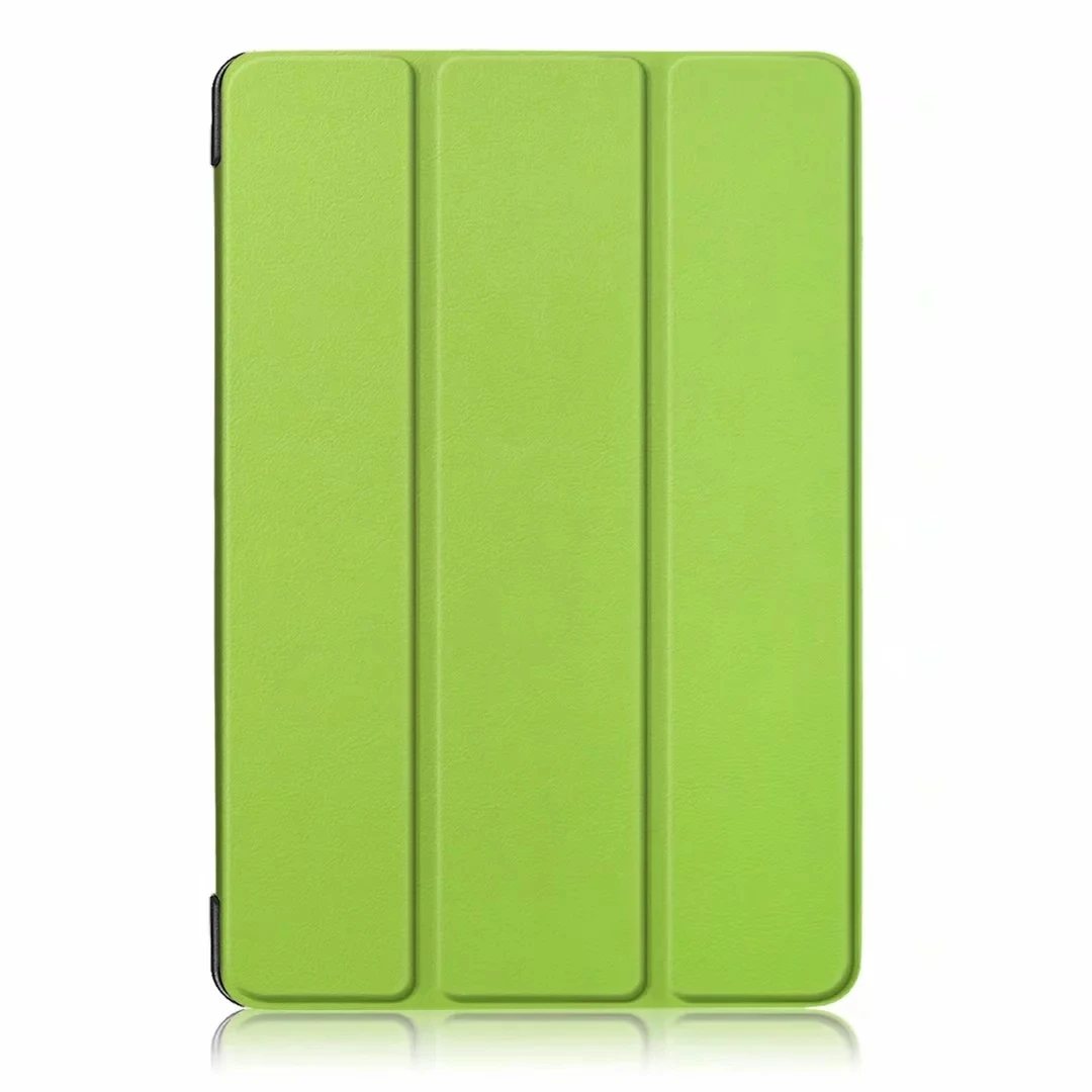 Бесплатный стилус ручка+ пленка для экрана для lenovo Tab E10 TB-X104F TB-X104L чехол Ультратонкий трехслойный стоячий Магнитный чехол - Цвет: GN
