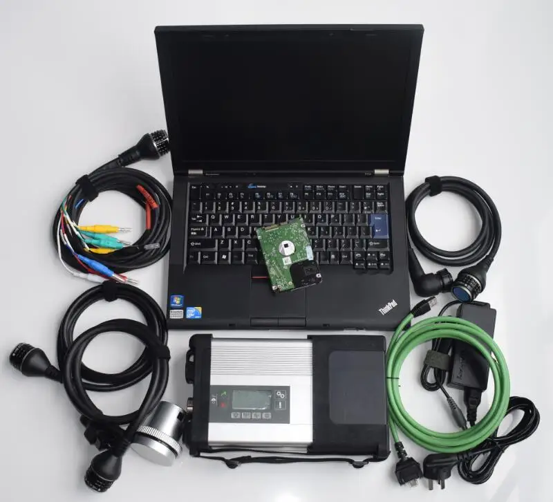 Для benz star diagnosis c5 win7 System Compact 5 super software 03/2019 sprinter laptop T410 i7 4g pc для mb diagnostic|Кабели и