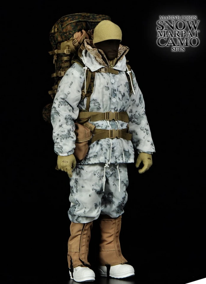 Estartek M 063 1/6 зимние камуфляжные наборы Marpat для коллекционной военной экшн фигурки