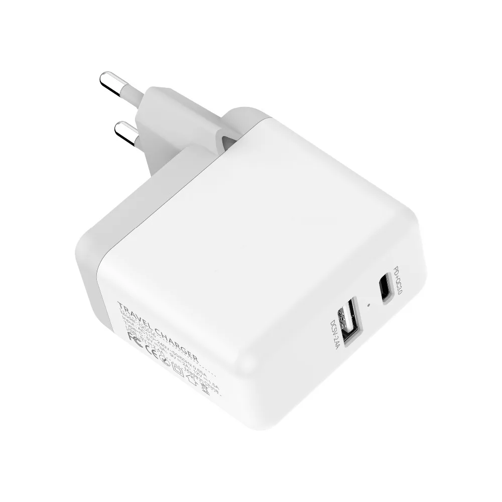 USB PD зарядное устройство для iPhone 30 W быстрая зарядка type c адаптер мобильного