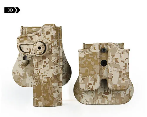 IMI оборона полимерное удержание Roto кобура и двойной журнал подходит для