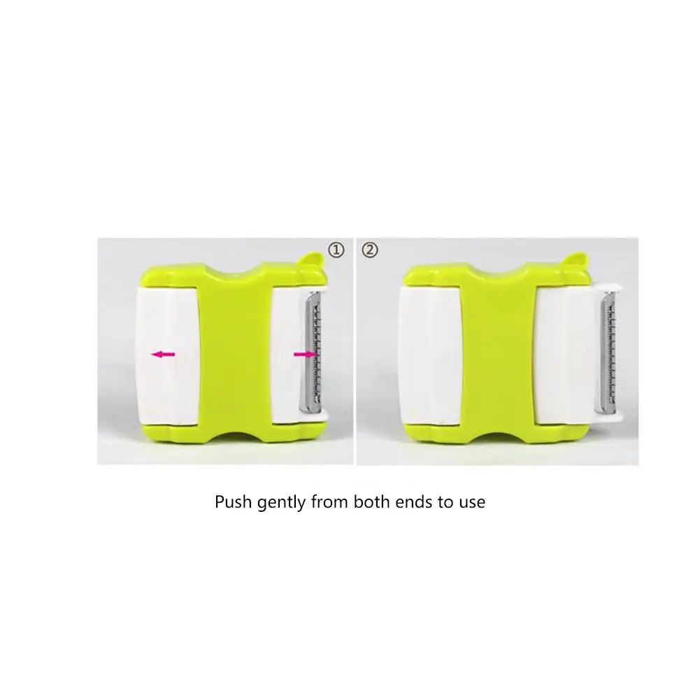 LumiParty Multifunction Folding Double-end Twister Cutter Slicer Peeler for Kitchen Vegetable Fruit
