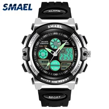SMAEL Детские 0508 часы 50 м водонепроницаемые детские наручные с