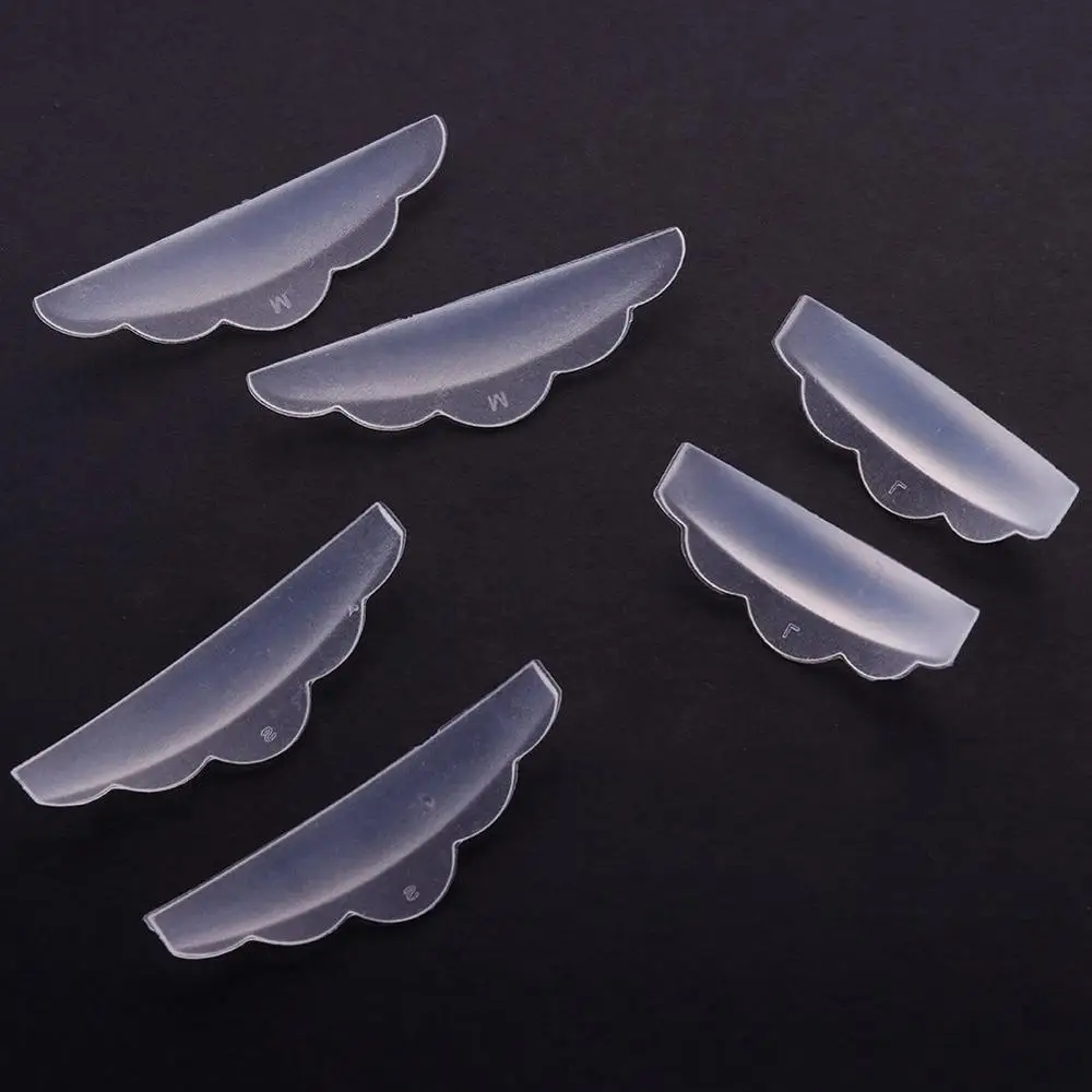6pcs (Include S M L) Новые силиконовые прочные перманентные ресницы, завивка, подтягивание, накладные ресницы, щит, накладки для макияжа#288087 - Цвет: 6pcs (Include S M L)