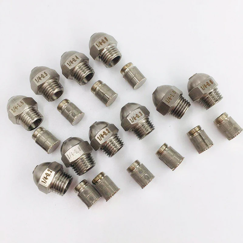 1/4 stailess steel gas burner nozzle air atomizing jet Misting oil mist fog spray | Дом и сад